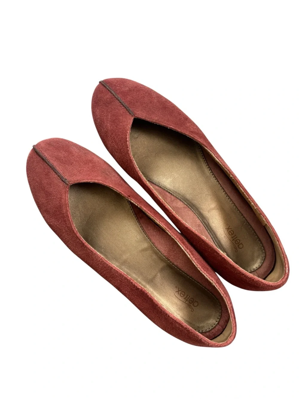Aetrex Pink Leather Upper Flats Women’s Size 9